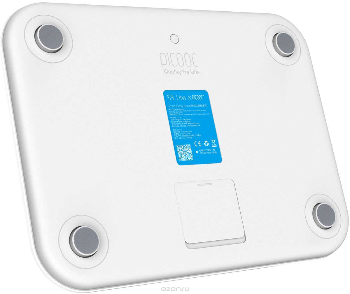 Picooc S3 Lite, White     Wi-Fi