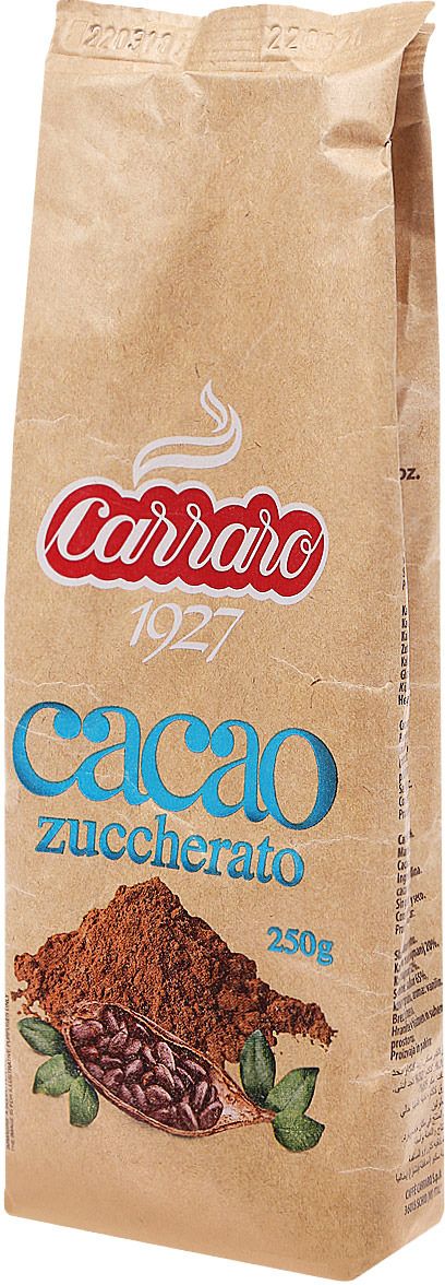 Carraro Sugar Cocoa   , 250 