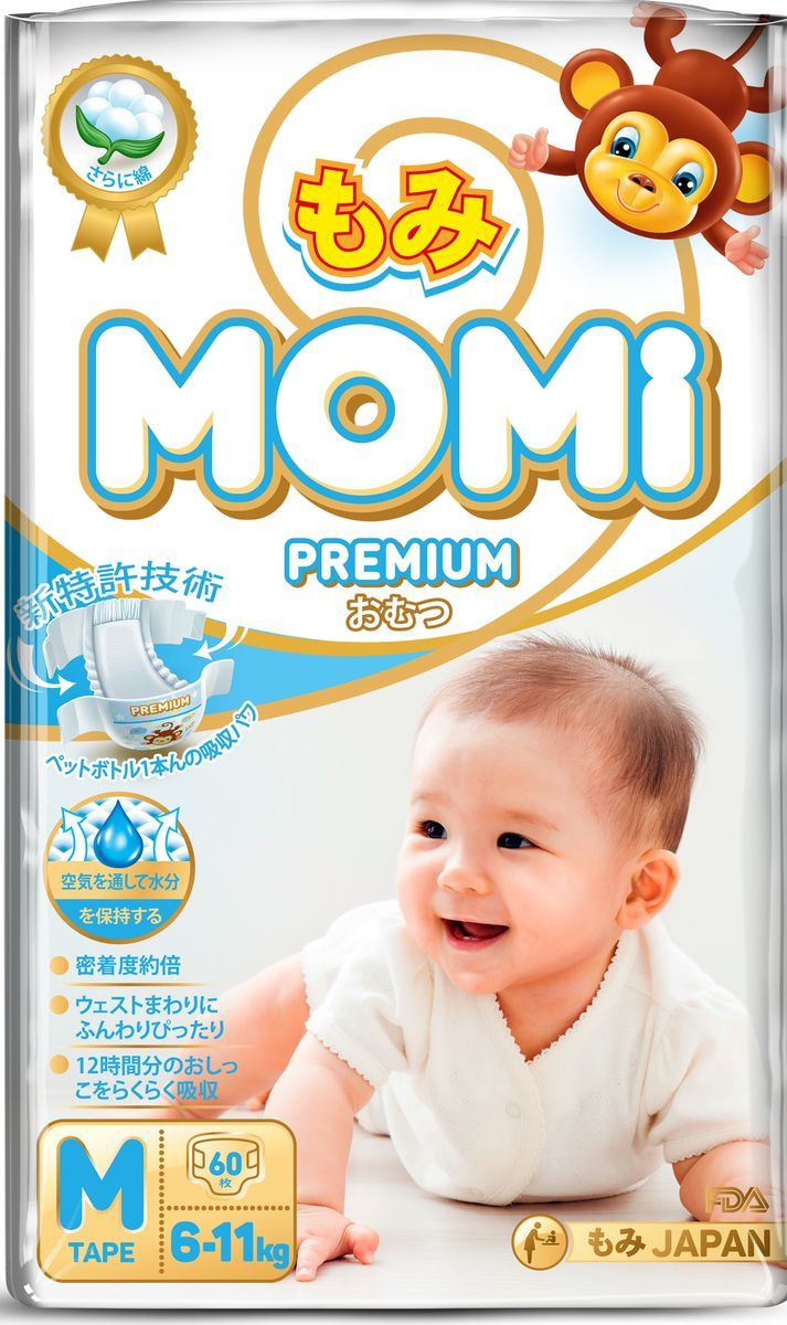  Momi Premium, 6-11 ,  M, 60 